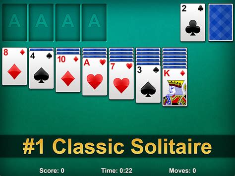 Each has a single face up card. . Free classic solitaire download